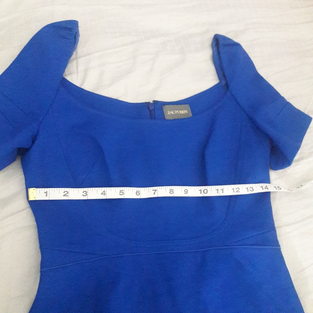 Zac Posen royal blue dress size 8 - Picture 6 of 8